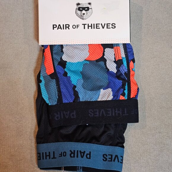 Pair of Thieves Men's Super Fit Faces Boxer Briefs 2pk (S) - Picture 5 of 8